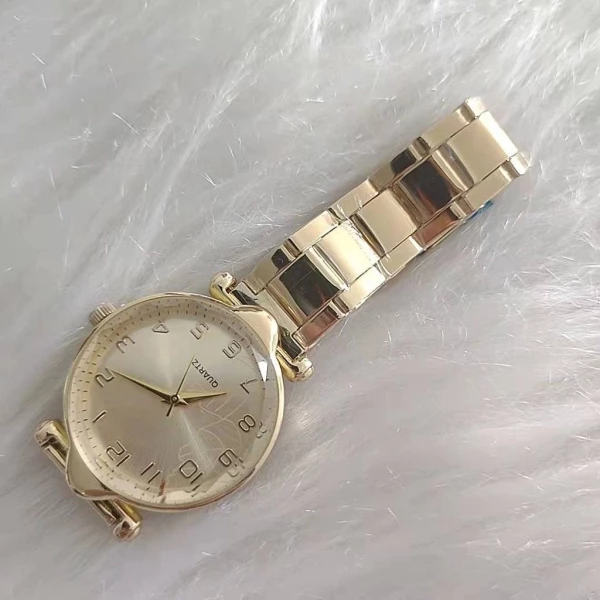 Relógio Feminino Pulseira De Metal 