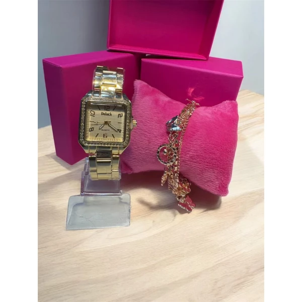 Kit Feminino Quadrado Com Strass