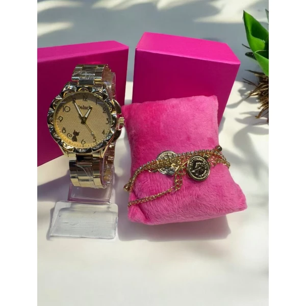 Kit Feminino Dourado