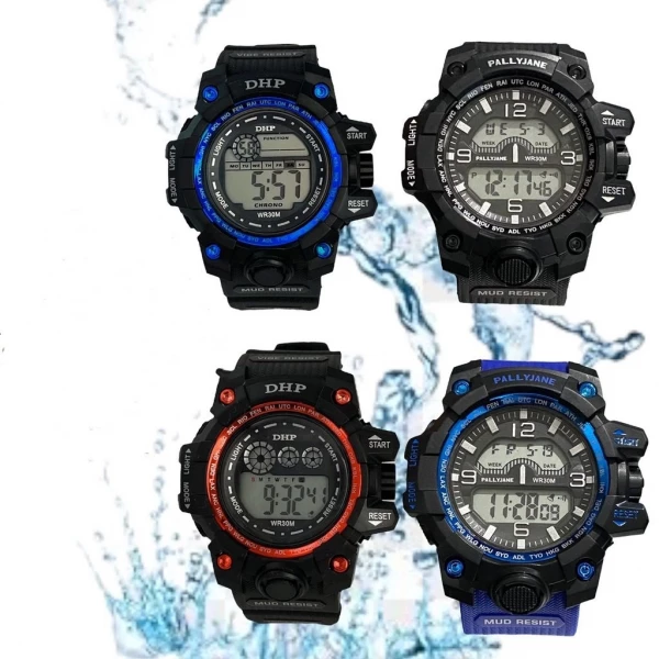  Relógio Masculino Shock Sport Original Á  Prova D´ Água
