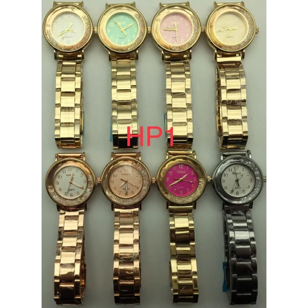 Relógio feminino de strass