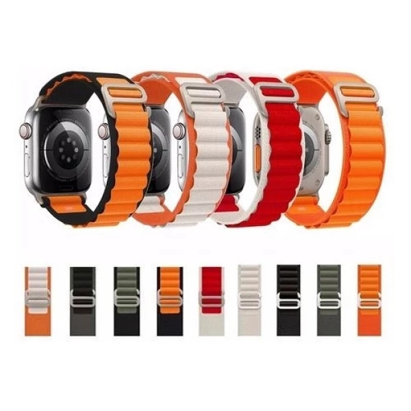 Pulseira De Laço Alpino Para Relógio Apple Tamanho 42--49MM  Sortido