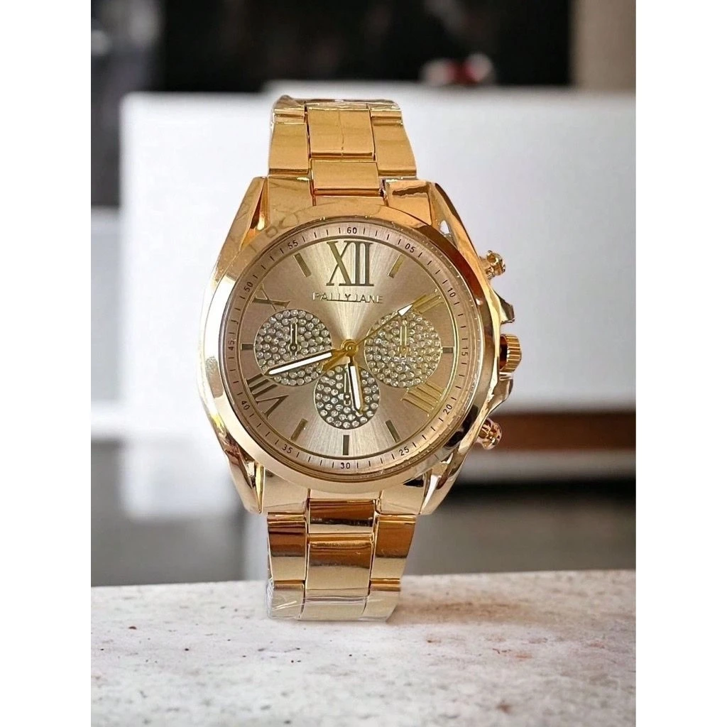 Feminino Pulseira De Metal Resistente Água