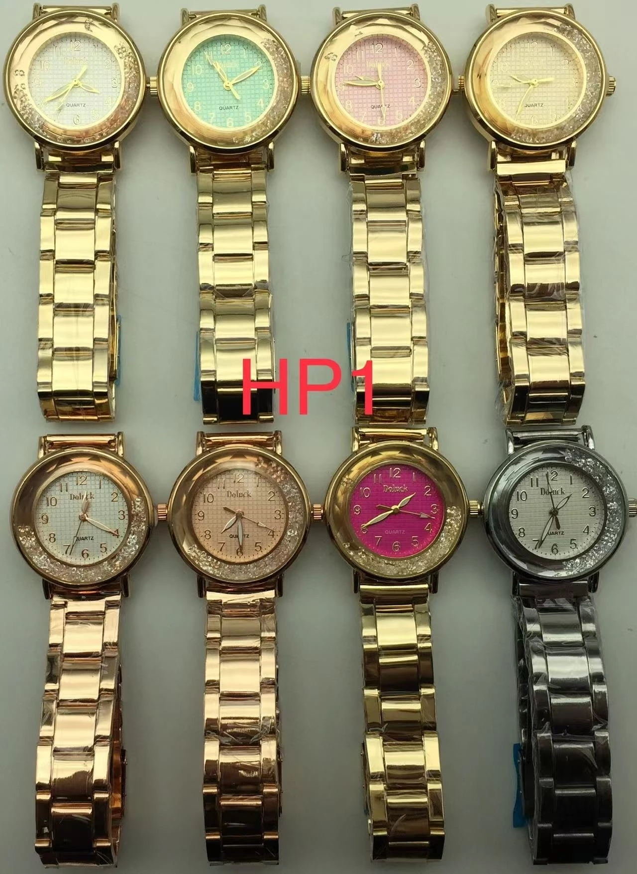Relógio feminino de strass