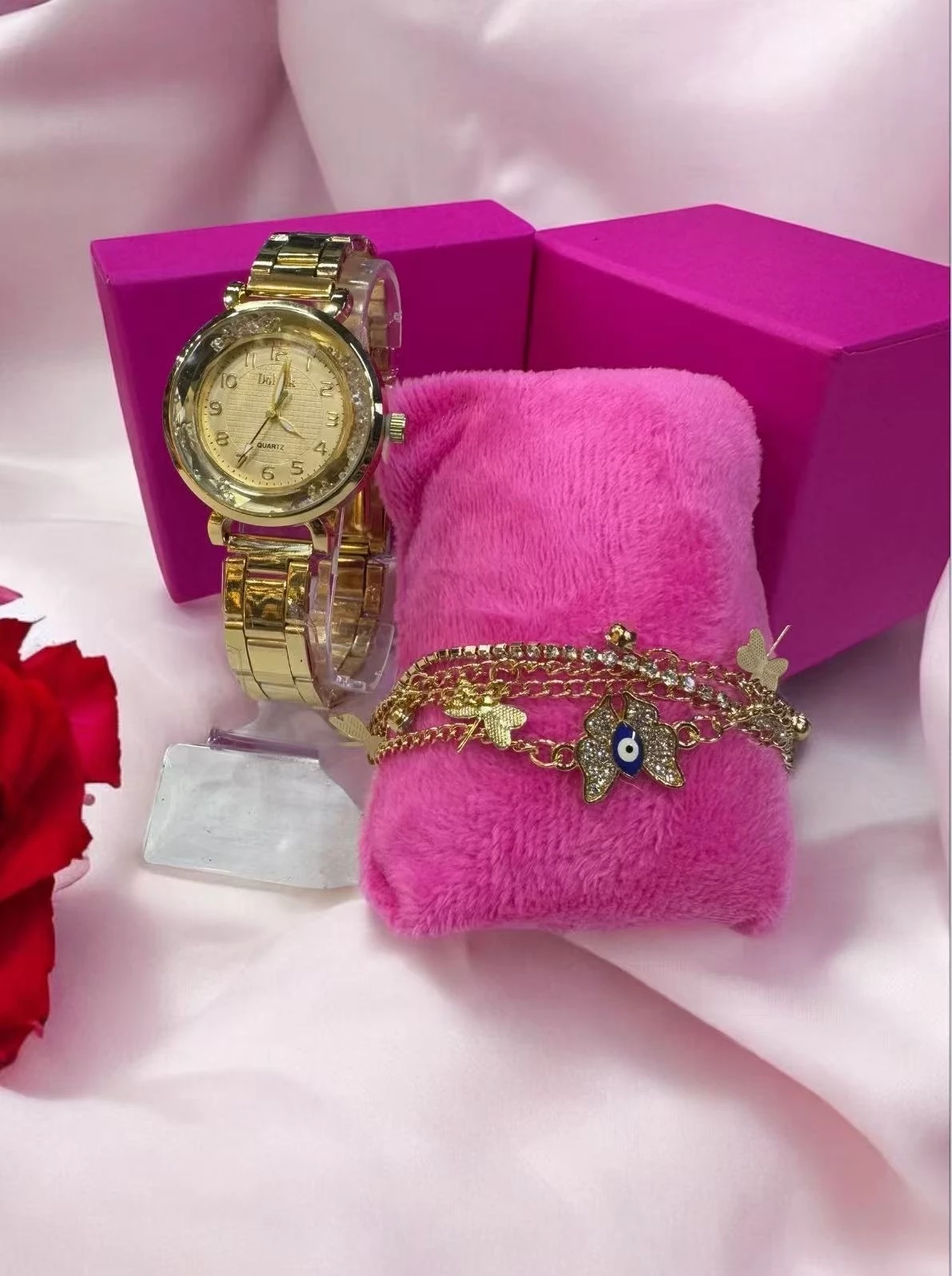 Kit Feminino Dourado
