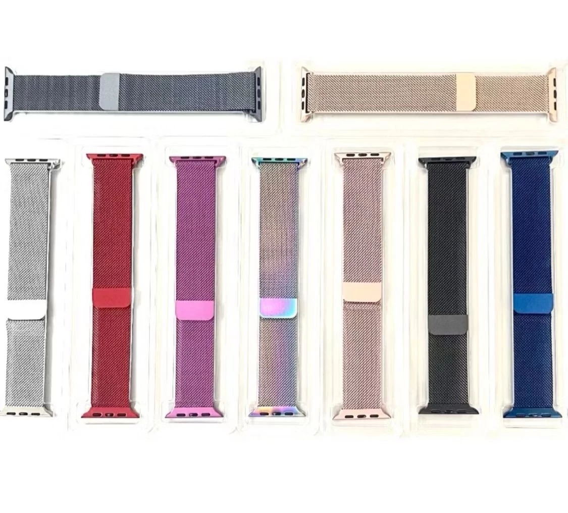 Pulseira Milanese Aço Metal Magnetico 42-49mm