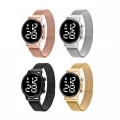 Feminino Pulseira Magnética LED Digital Redondo Resistente Água